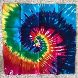 Tie dye rainbow 🌈 bandana new cotton